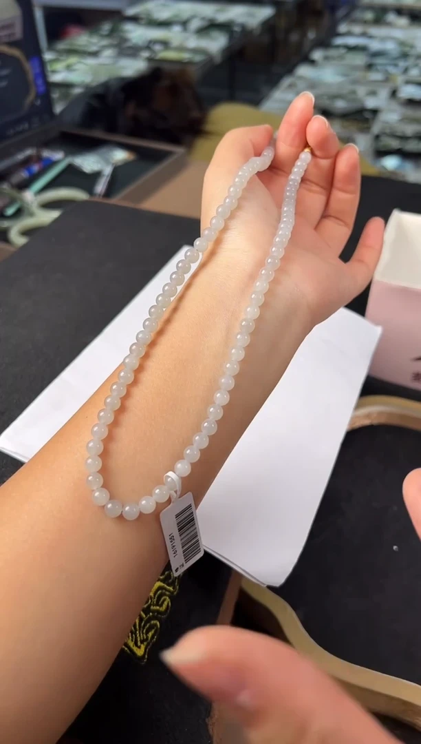 项链未镶嵌和田玉麦子家族项链 XL566