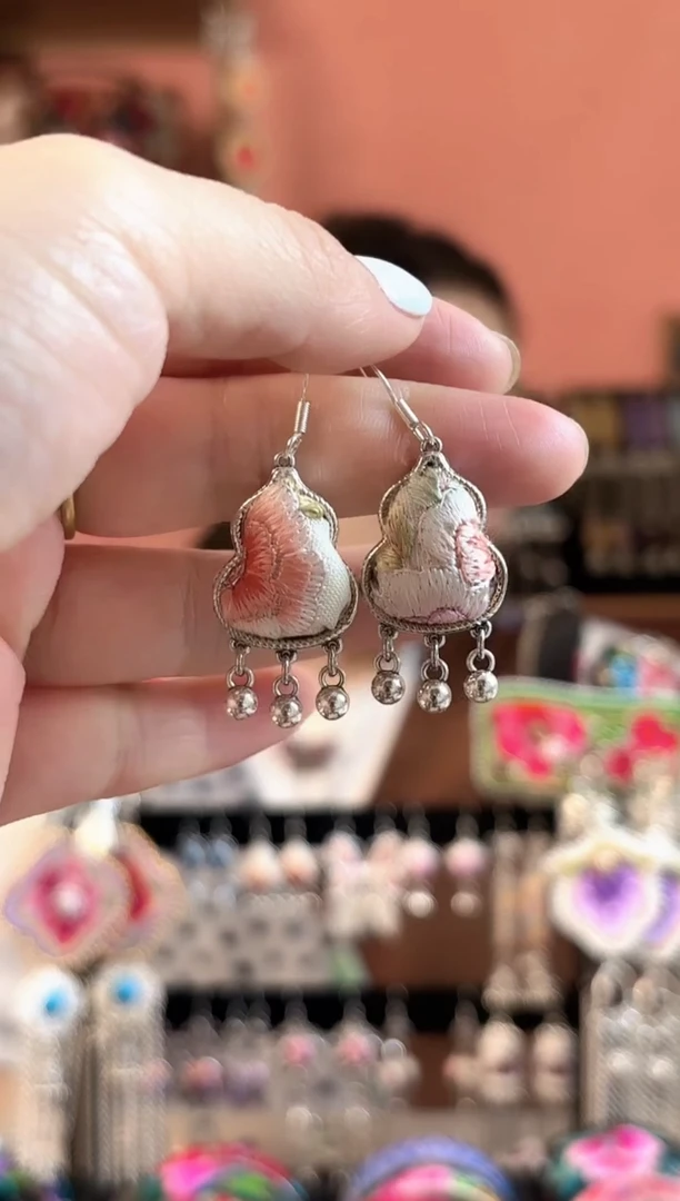 织绣艺枝独绣老绣饰品90