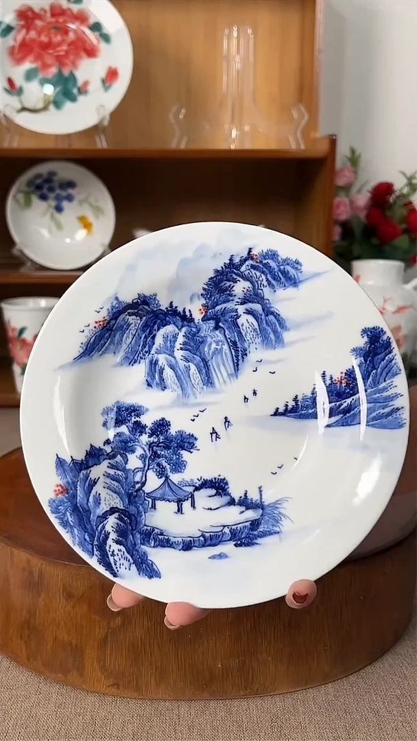 摆件景德镇手工手绘陶瓷