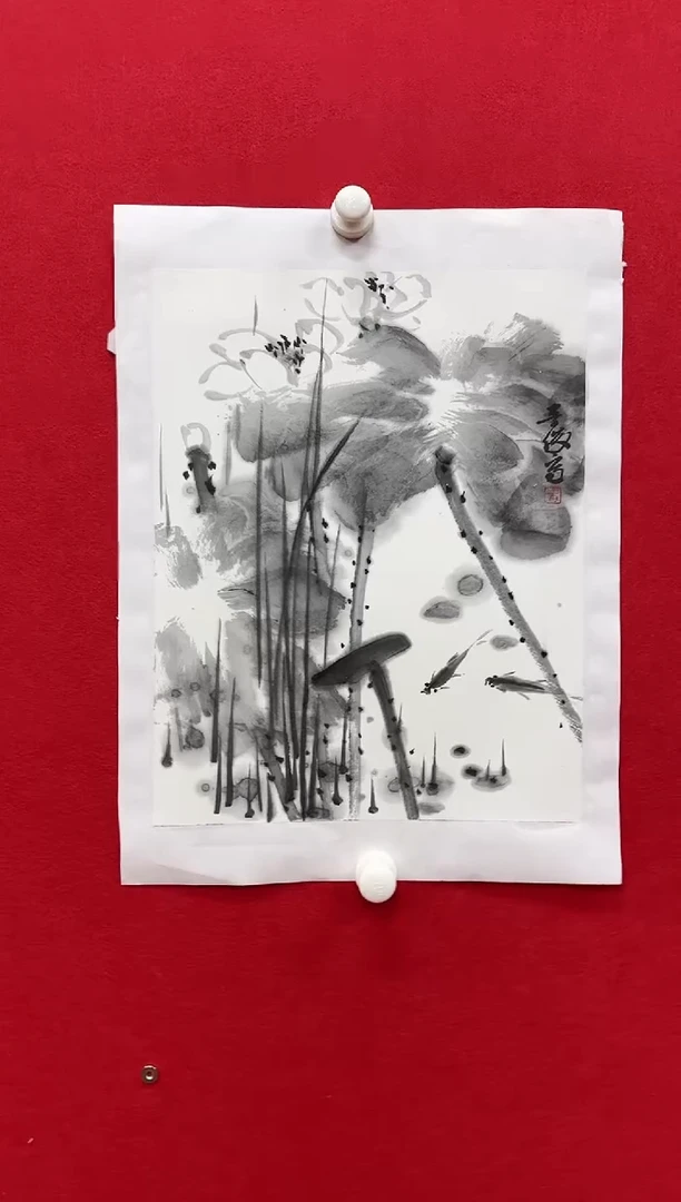 国画z天津人美-雷奇俊花鸟1.5平尺