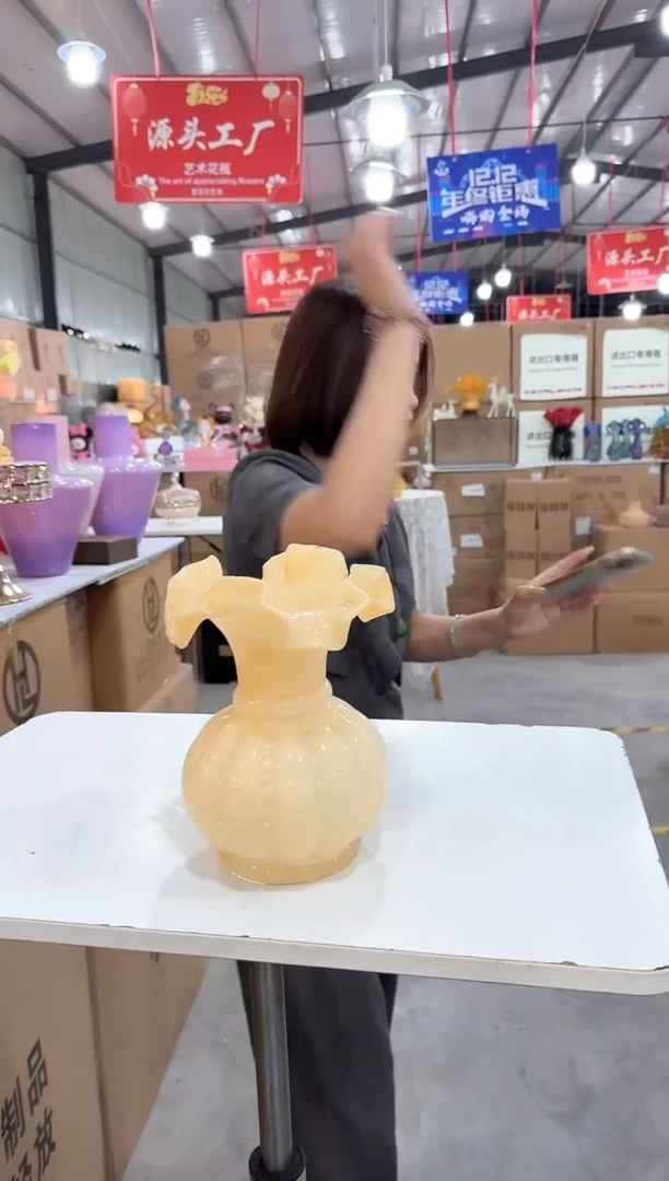 琉璃优选花瓶花器F-早9-*不挑