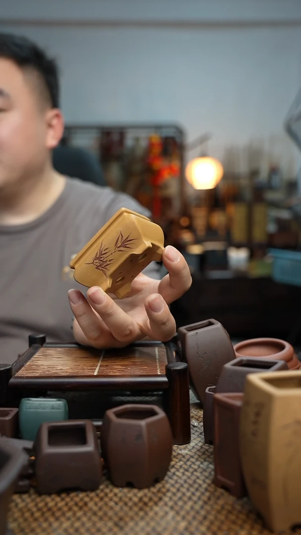 紫砂花盆長木軒精品紫砂