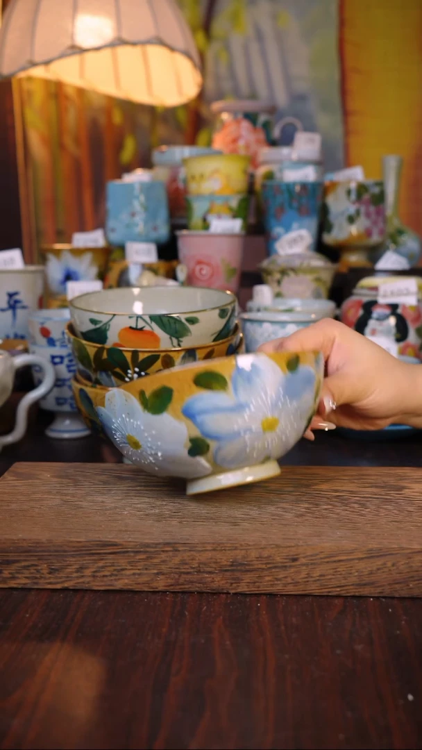 摆件泥垚手作 景德镇手工手绘器物