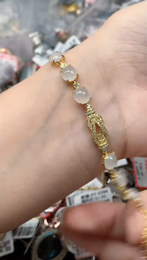 翡翠戒指银S925镶嵌天然缅甸翡翠