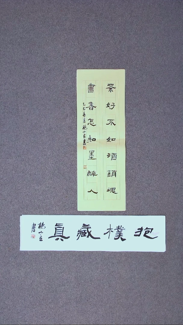 书法杨小立 河南南阳69*23尺寸宋一单69*17一平尺两张全场大漏！