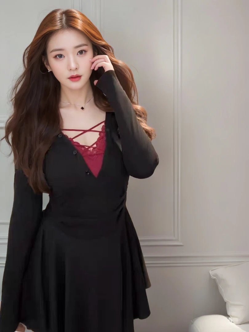 阿遥家【甜心奶芙】约会战袍纯欲辣妹连衣裙3388