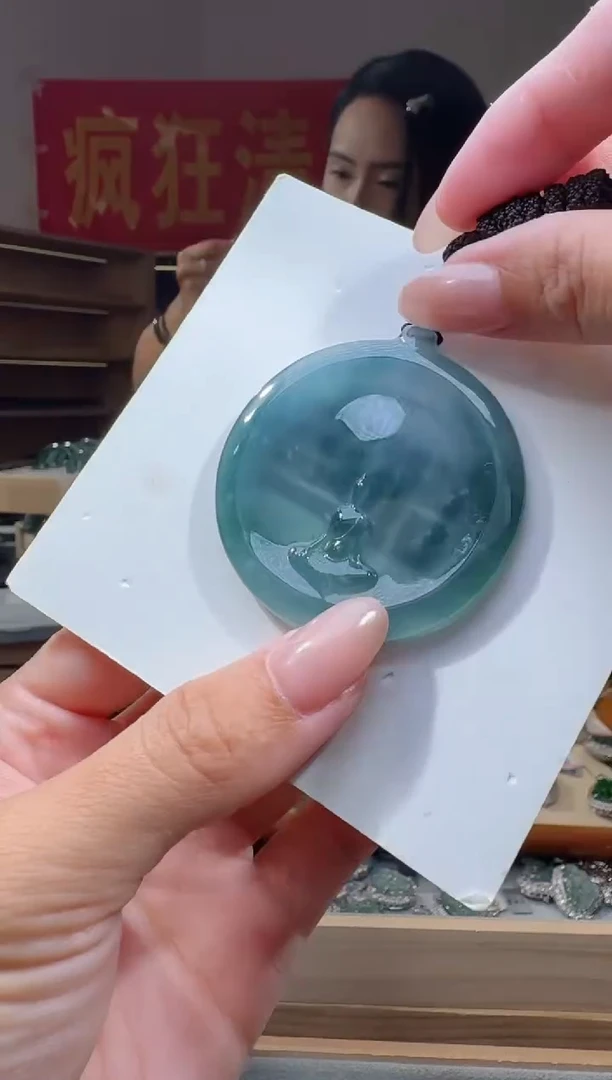 翡翠未镶嵌吊坠(不含链)纯天然A货翡翠悟道（多样性发其一）