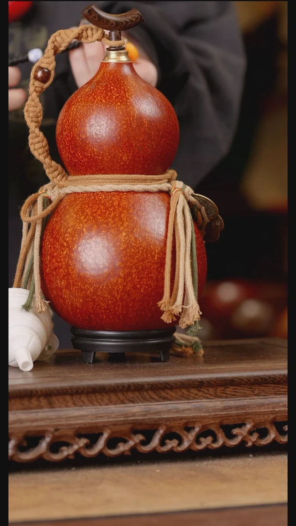 320号精品天然大漆酒葫芦一物一拍~