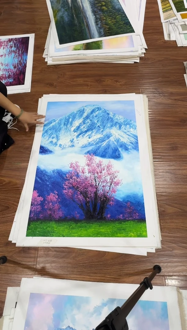 油画【29号】朝鲜原创手绘油画【功勋Ⅰ级画家丨孤品佳作丨顺丰包邮】