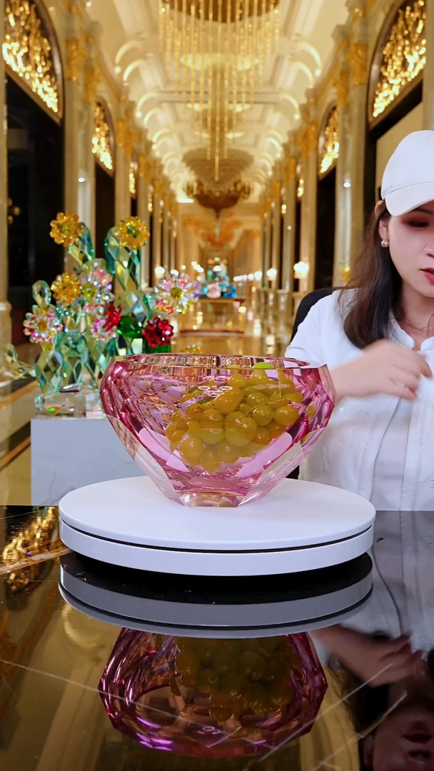琉璃YB00427琉璃艺术果碗
