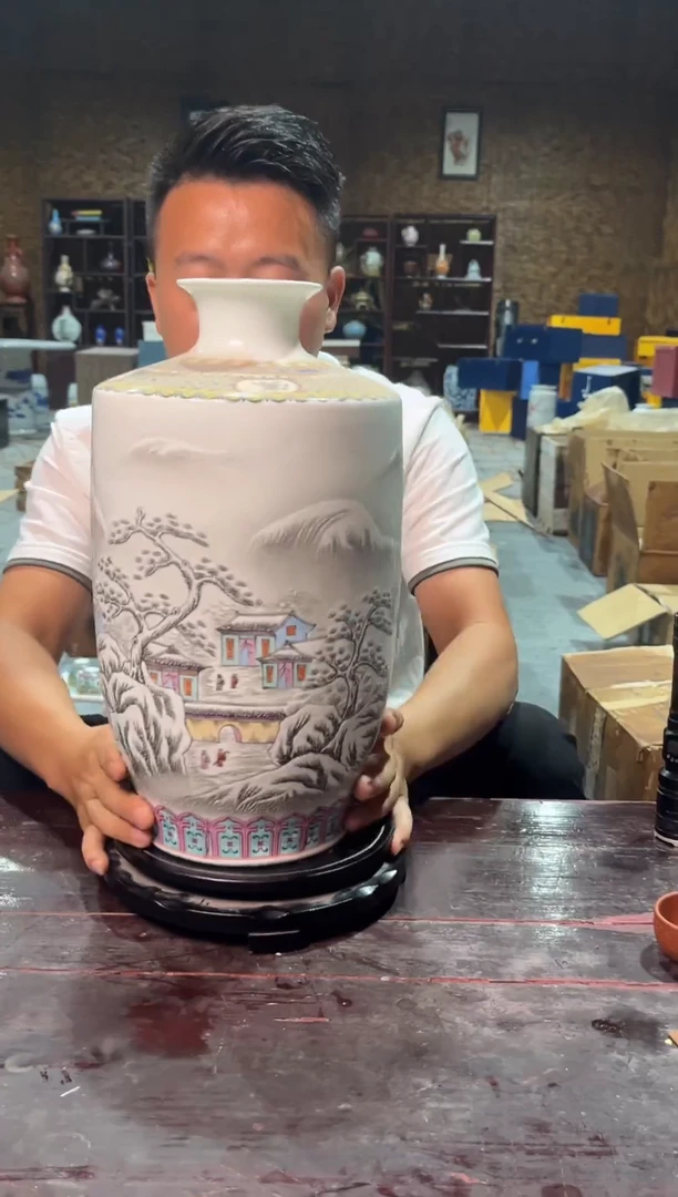 摆件景德镇陶瓷摆件D823