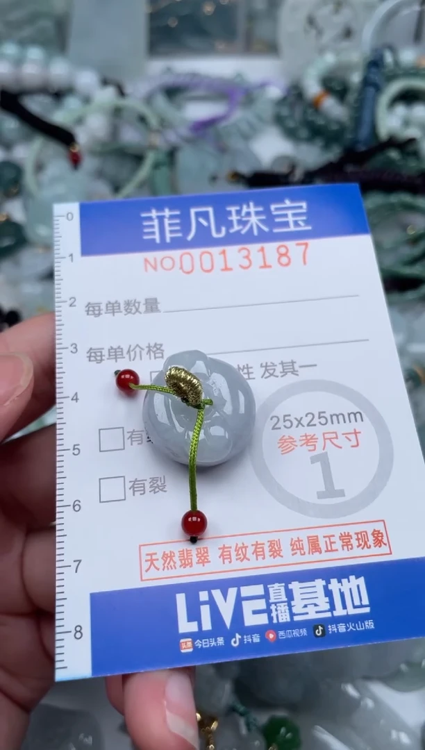 颈饰未镶嵌翡翠13187