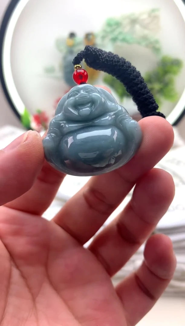 颈饰未镶嵌翡翠佛公1