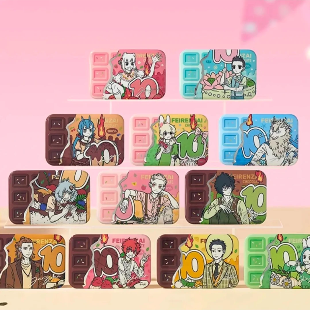 【非人哉】十周年方形吧唧/原画吧唧 两发起售 （盲盒代拆）