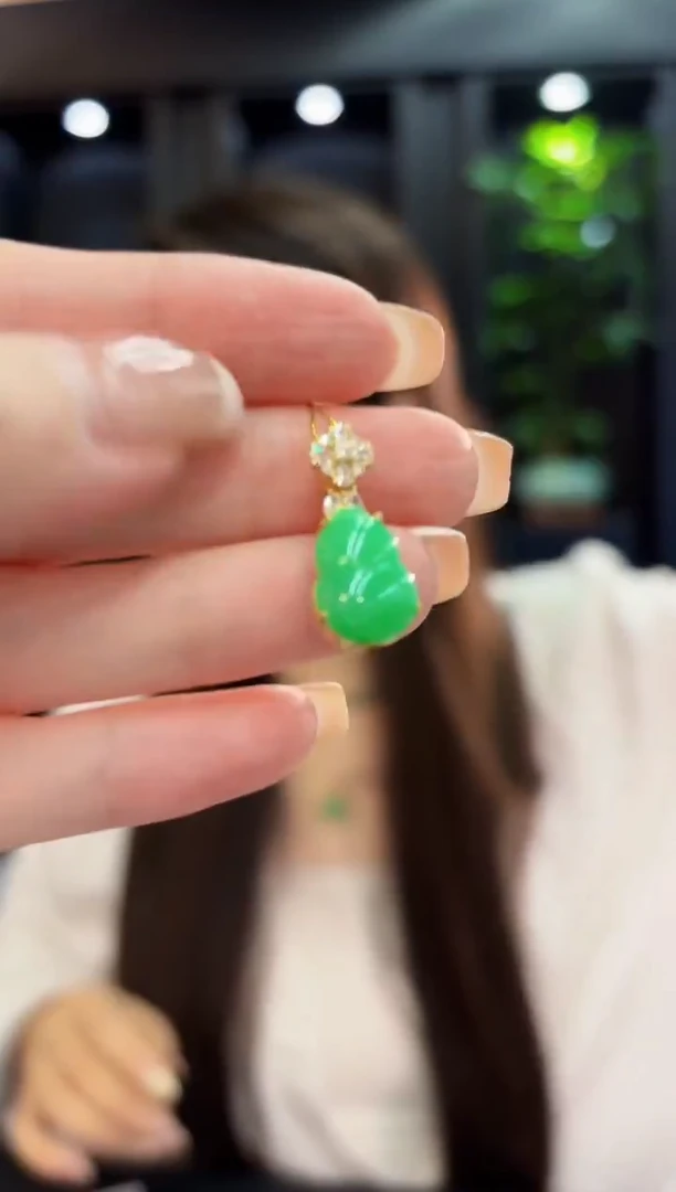 颈饰未镶嵌翡翠 缅料A货/支持复检/一件