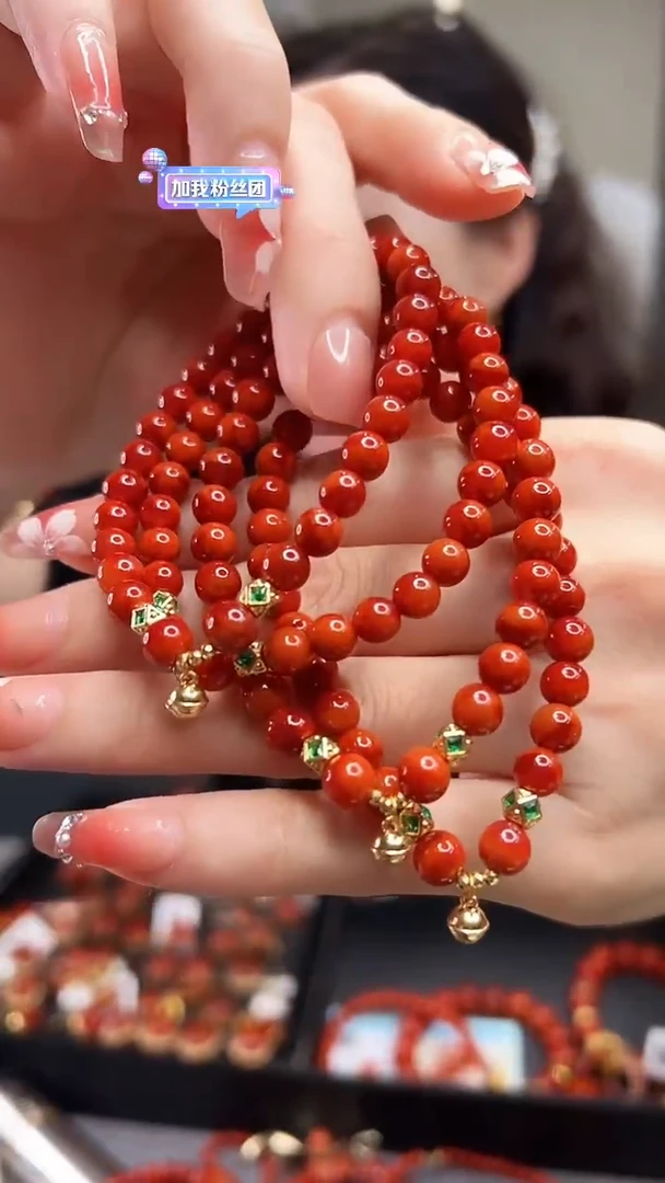 【闪购商品】南红玛瑙手串未镶嵌YK/6mm/多样性发其一