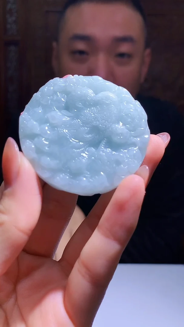 【闪购商品】定制翡翠未镶嵌1060hm-毛货挂件15