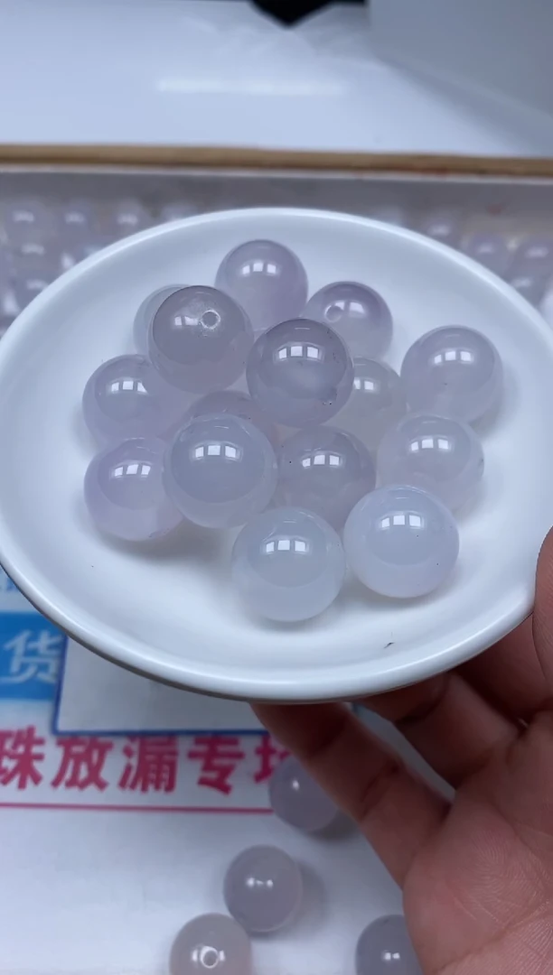 南红玛瑙散珠未镶嵌B432 荔枝冻16mm2个12元