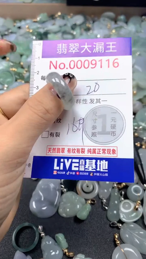 颈饰未镶嵌翡翠9116