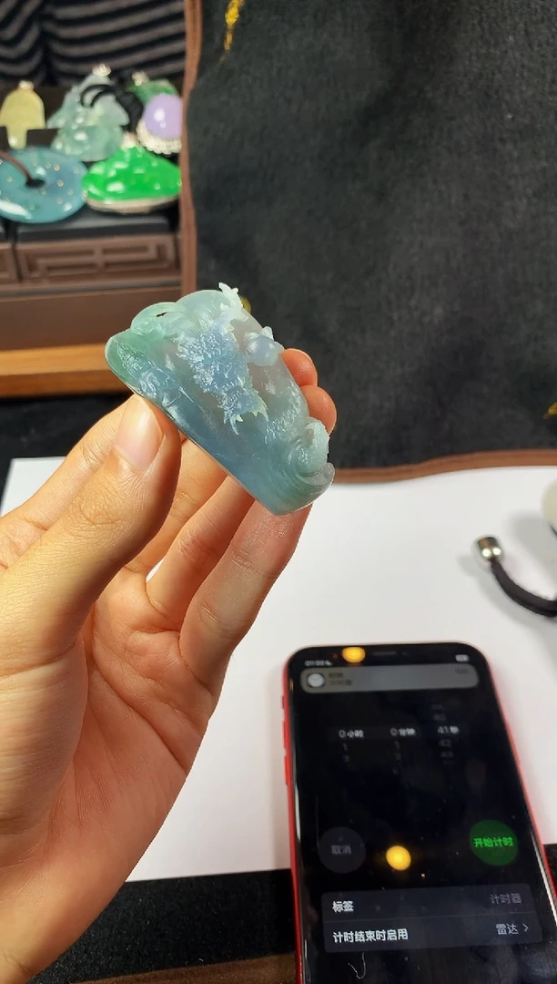 未镶嵌定制翡翠超****）4092毛货不退不换