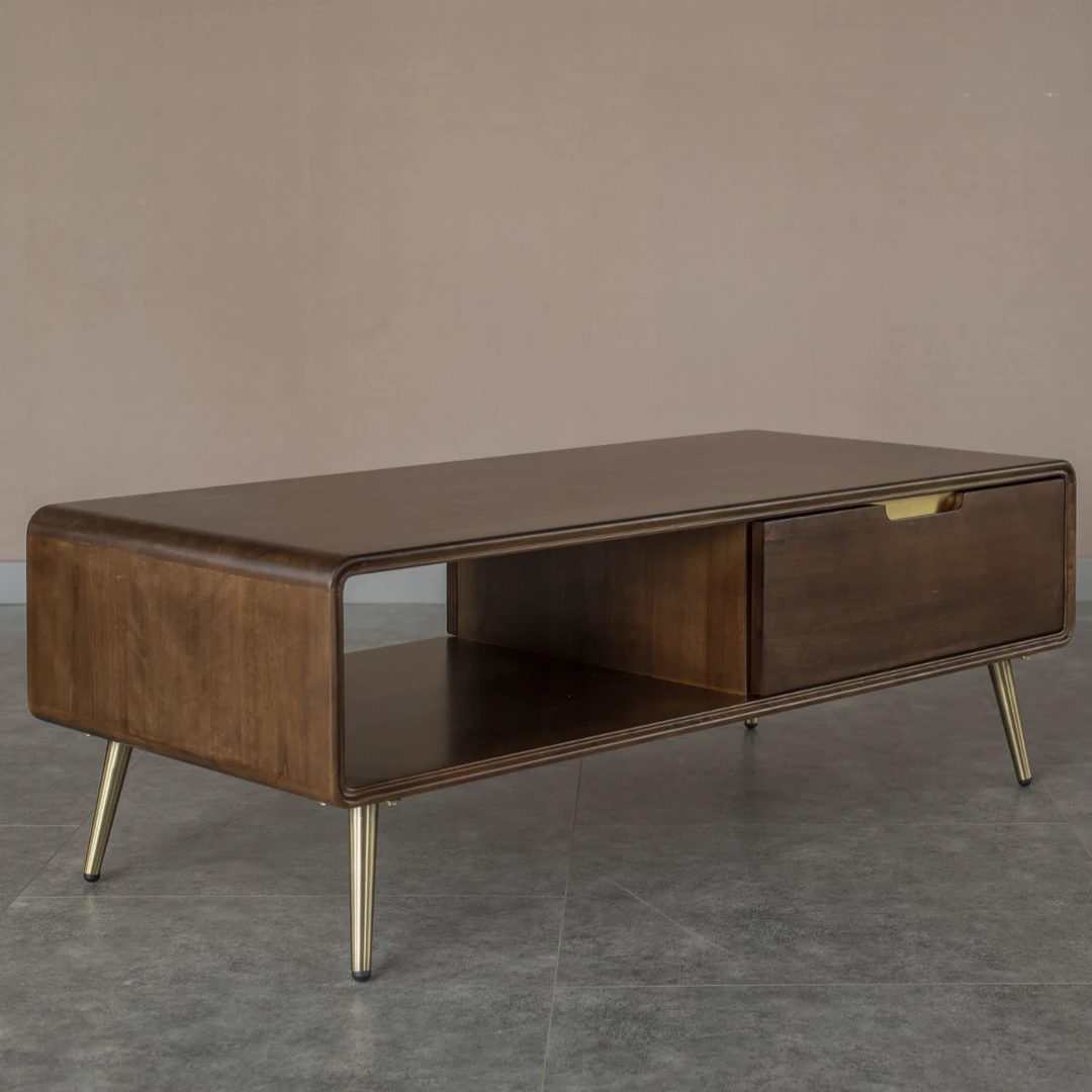 【BZ】mfa茶几樱桃木黄杨木实木0.8m-1.3m