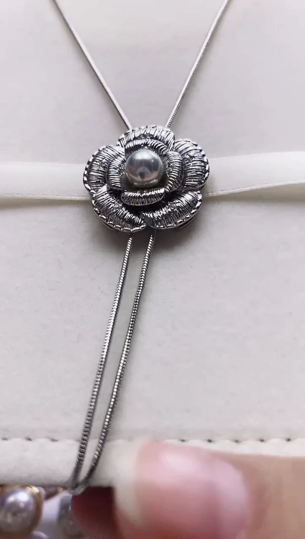 颈饰未镶嵌海水珍珠海水真多麻珍珠吊坠