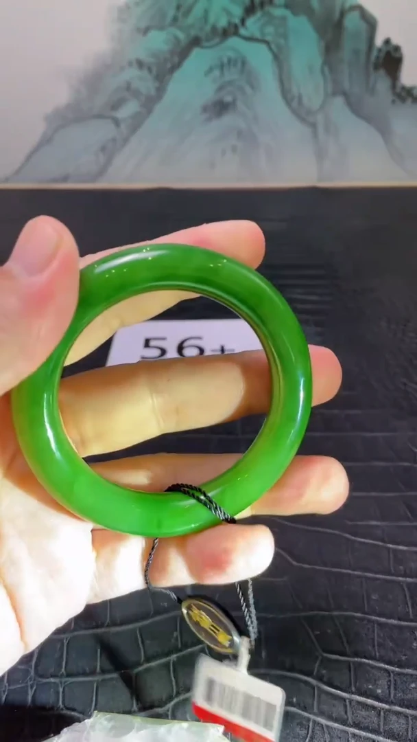 未镶嵌手镯和田玉（碧玉）如*56+