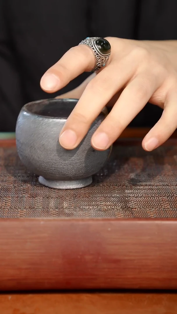陶瓷奢瓷/瑞寅柴烧茶器（杯子）708微瑕