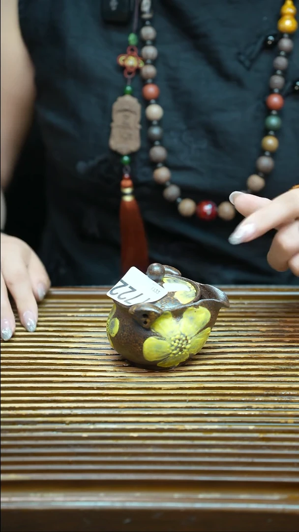 万古烧粗陶手工茶具