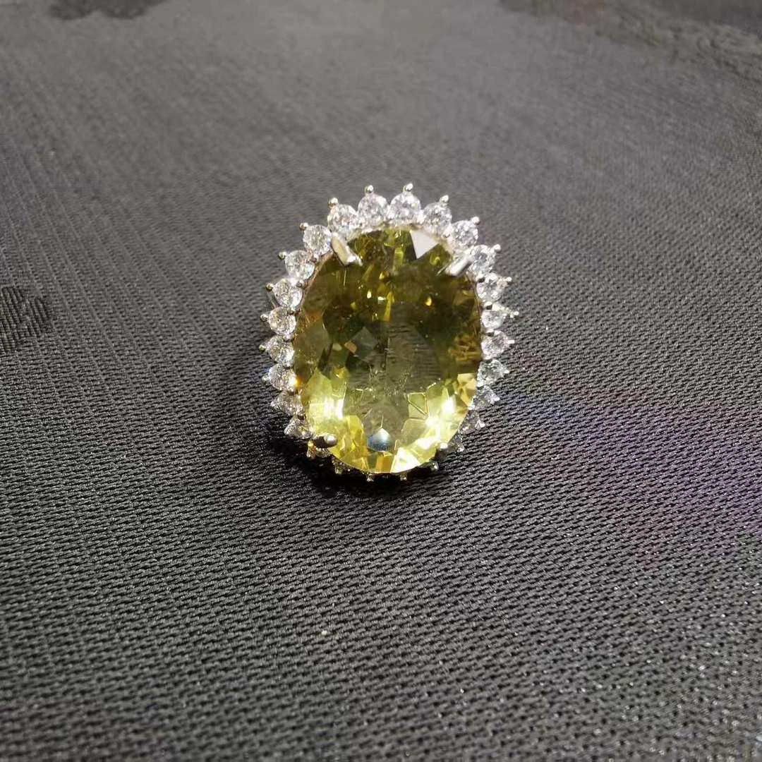 黄水晶戒指 甄选233多样性发其一