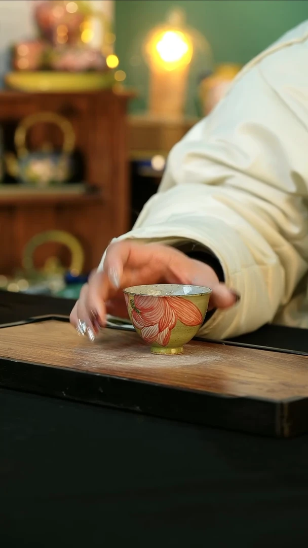 【闪购商品】杯手绘心瓷陶瓷浮力