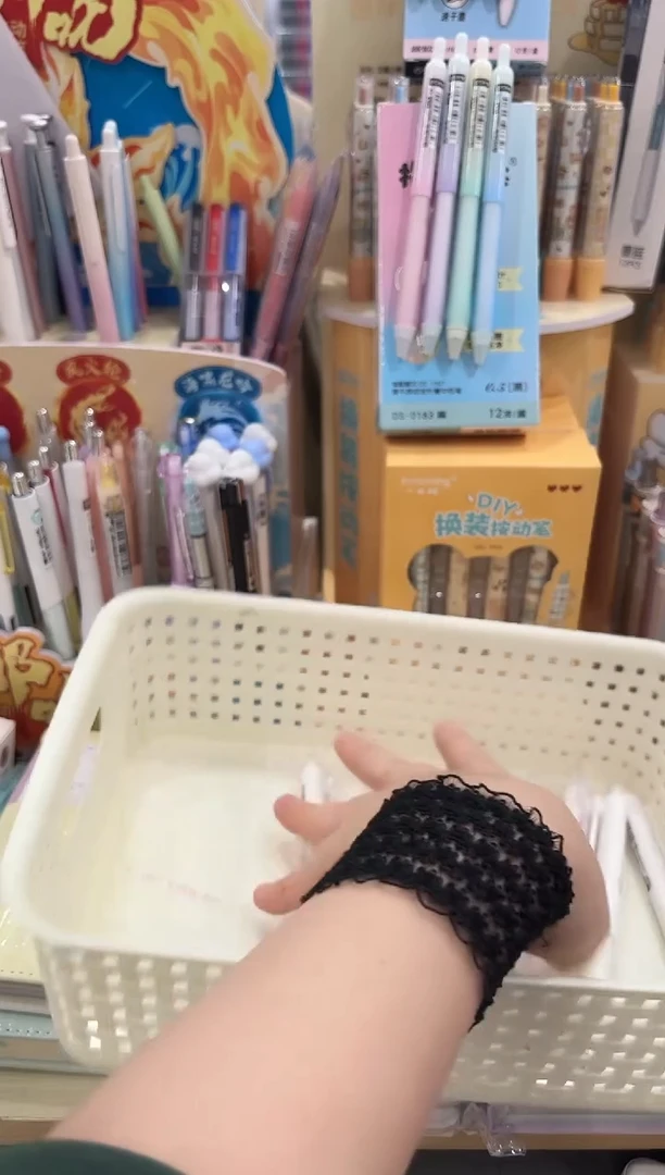 禾硕SZ-176按动中性笔0.5(黑色)ST尖头 --8支（笔杆不挑）