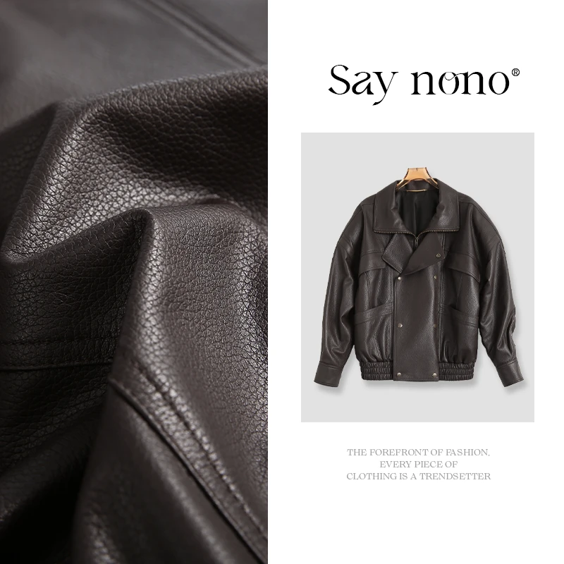 懒猫nono│Saynono 特定纹理绵羊皮皮衣外套/LQ25176