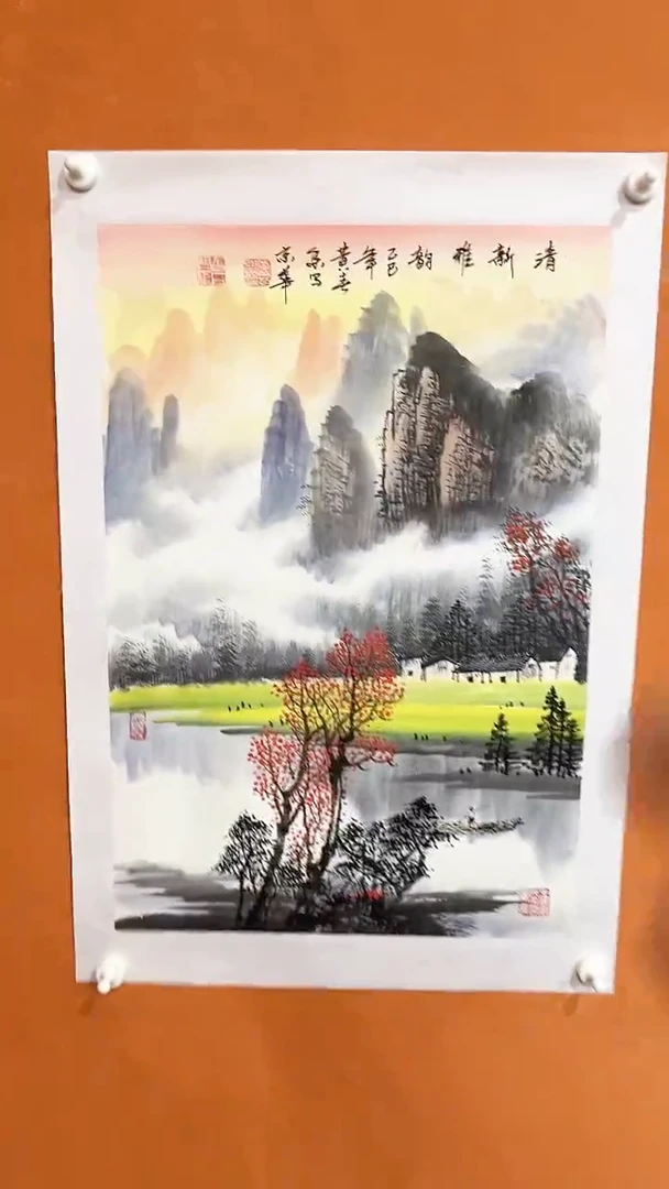 国画黄春香国画作品65/45清新雅韵