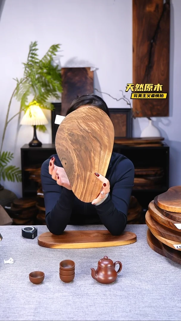 木北美黑胡桃原木.干裂疤结不属于商品质量问题完美主义者慎拍