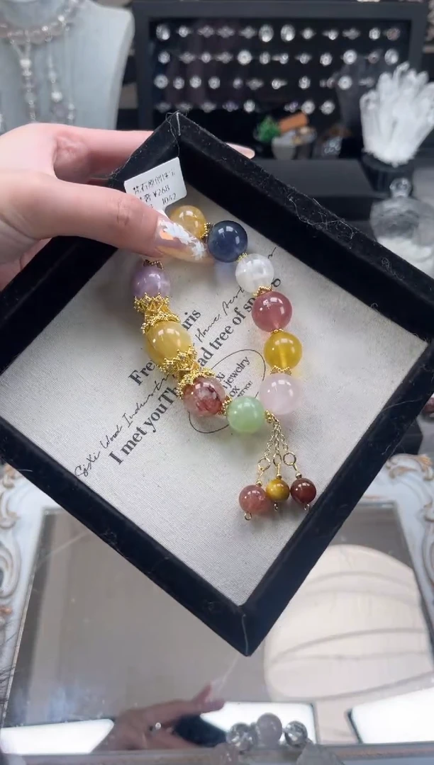 【闪购商品】水晶手链未镶嵌天然水晶 多样性发货