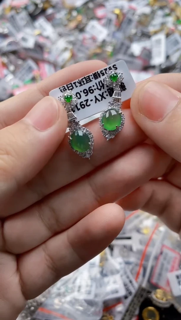 翡翠戒指银S925镶嵌11111     7