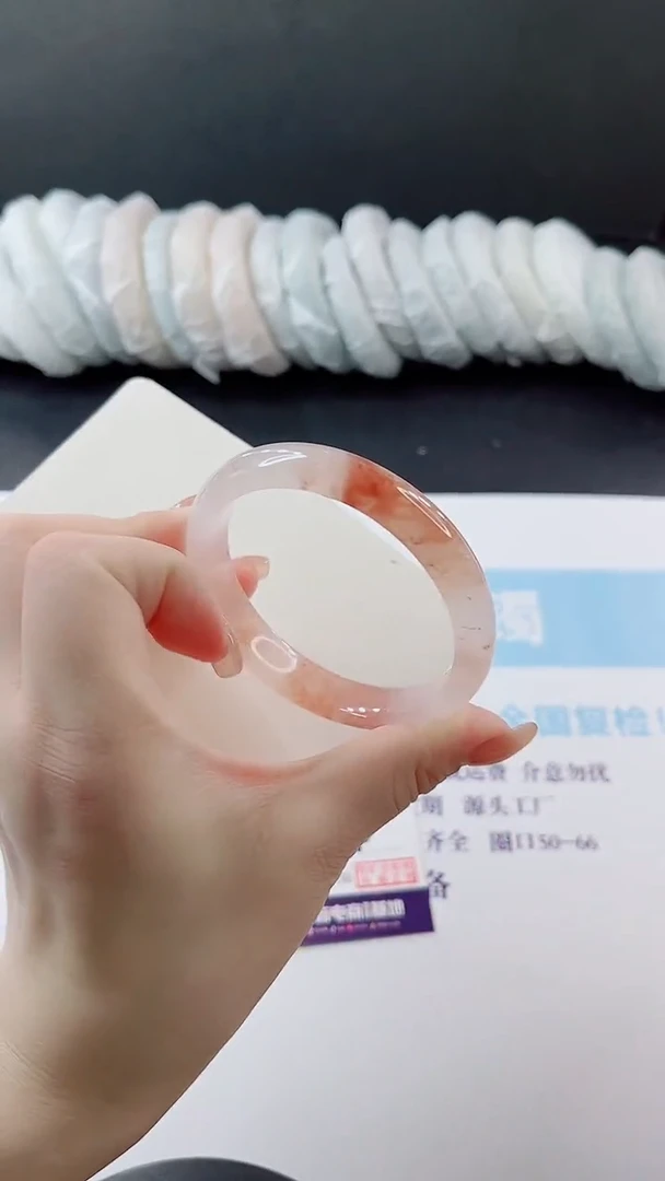 未镶嵌手镯石英质玉多样性发货V230