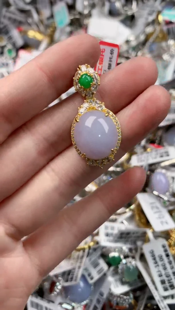 银S925镶嵌戒指翡翠191919      4