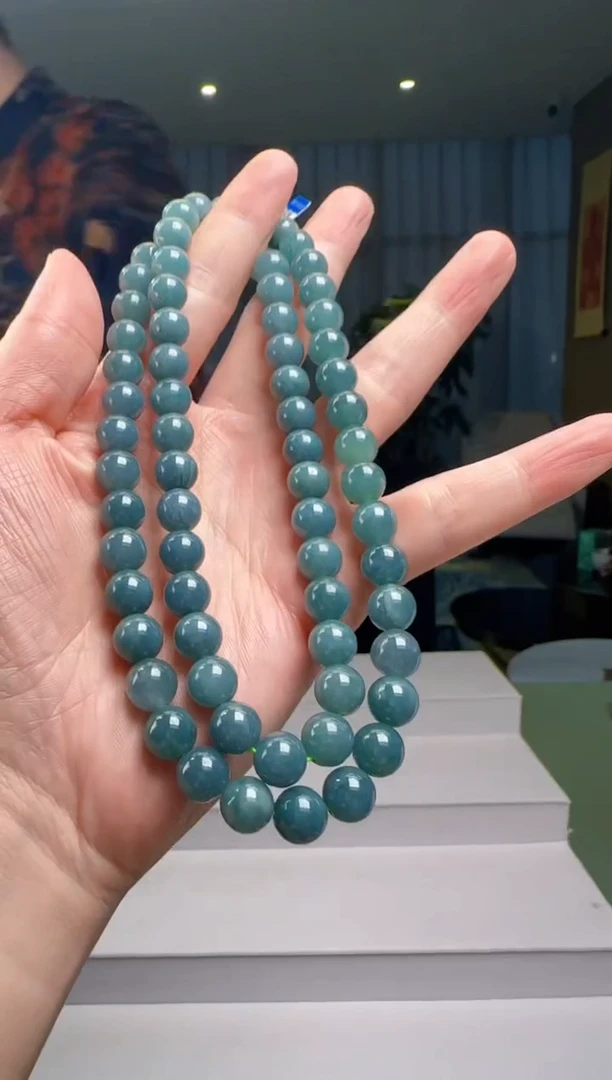 翡翠未镶嵌颈饰多样性发其一DY@@60B7J04437