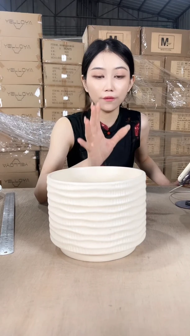 杯型格子米黄19x14