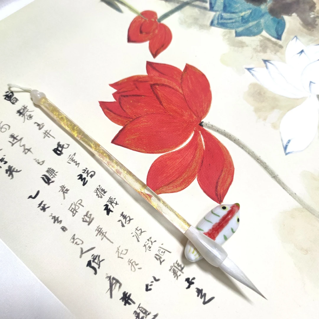 【元溪】出峰3.5cm兼毫中楷毛笔欧楷田楷行书行楷皆可笔锋聚峰犀利