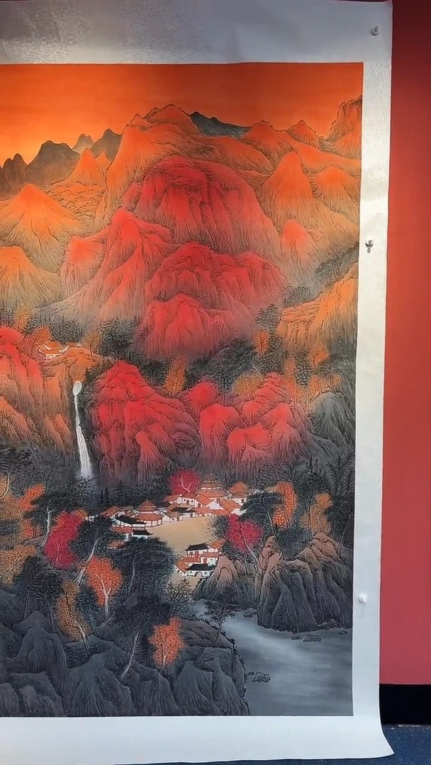 国画李春现大山水