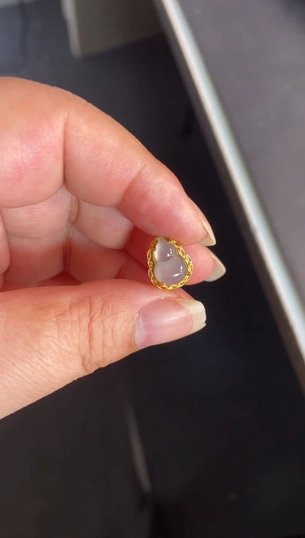 吊坠(不含链)银S925镶嵌翡翠1