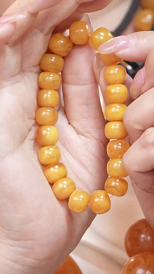 蜜蜡颈饰未镶嵌7681天然蜜蜡珠宝奇石云端妖孽全部保真