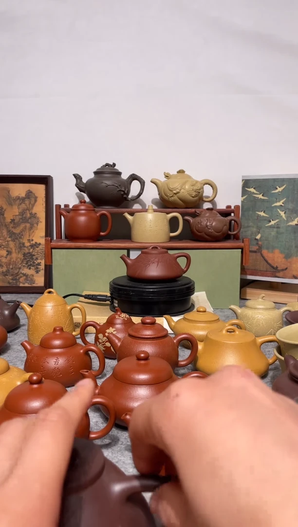 茶壶紫砂龙血砂单一矿  子冶石瓢170cc