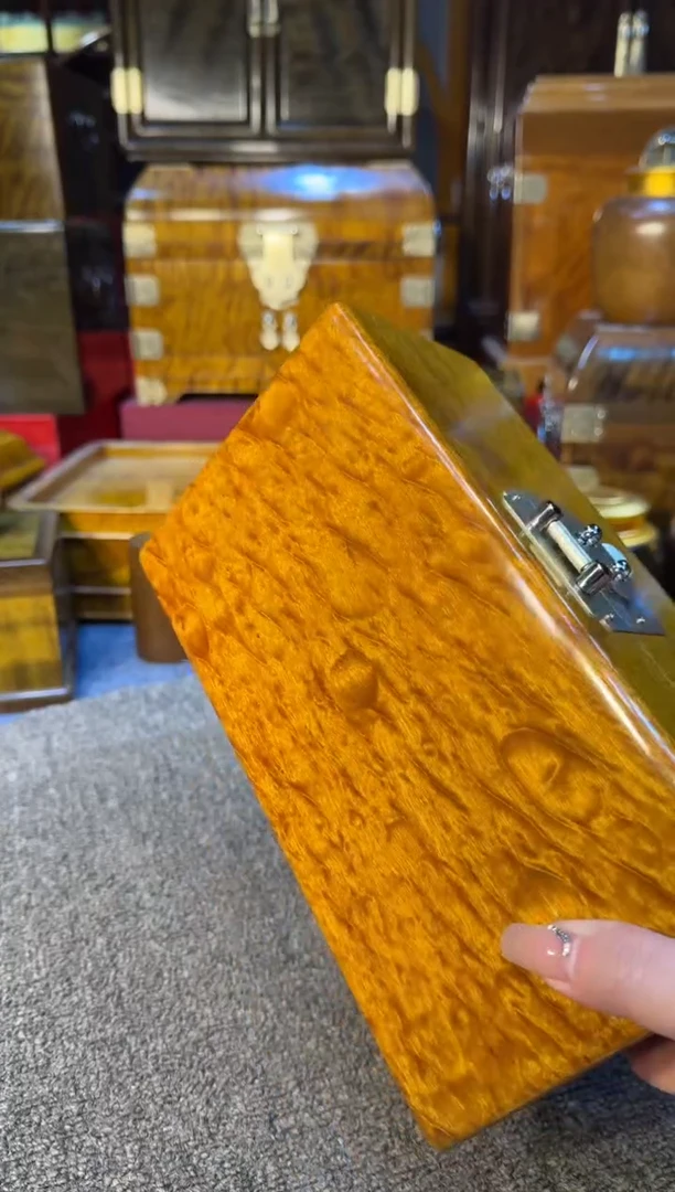 【闪购商品】乌木类成套家具金丝楠木首饰盒Y20