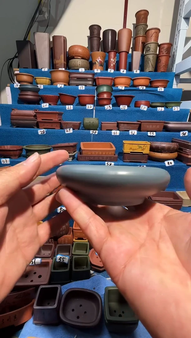 【闪购商品】紫砂紫砂花盆10*2.5