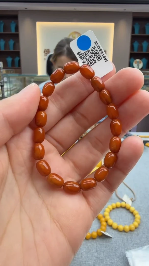 手链琥珀未镶嵌174秒拍号 假一罚三