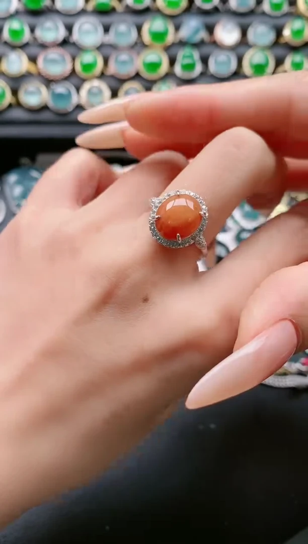 【闪购商品】翡翠戒指银S925镶嵌11111111